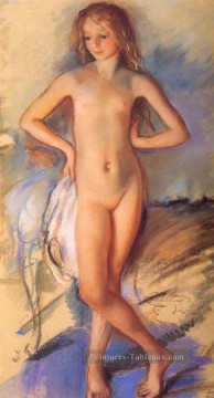 bacchante nue Tableau Peinture - fille nue russe